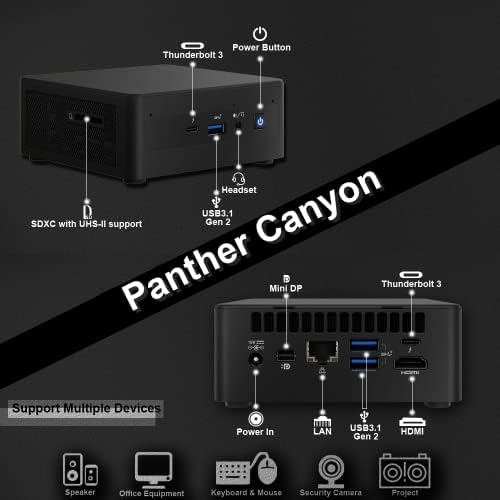 Intel nuc 11 Pro nuc11pahi70z Panther Canyon Lite Desktop Mini PC 11th Gen Intel® Core ™ i7-1165G7