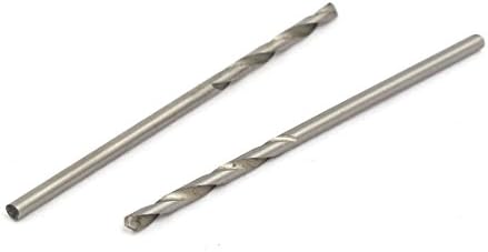 Aexit 1,5 mm DIA Tool Solder de 40 mm de comprimento HSS redondo orifício de broca Twist Drill Bit Tone de prata 5pcs Modelo: 54AS488QO219