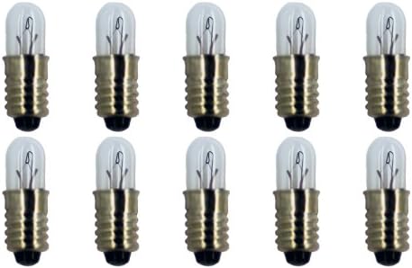 CEC Industries 342 lâmpadas, 6 V, 0,24 W, E5.5 Base, forma T-1,75