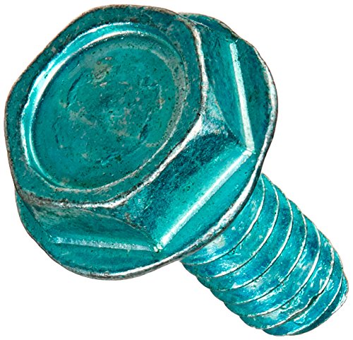 Peças pequenas 0606RWG Aço rosca parafuso de rolagem para metal, areia verde, arruela hexagomal, 6-32