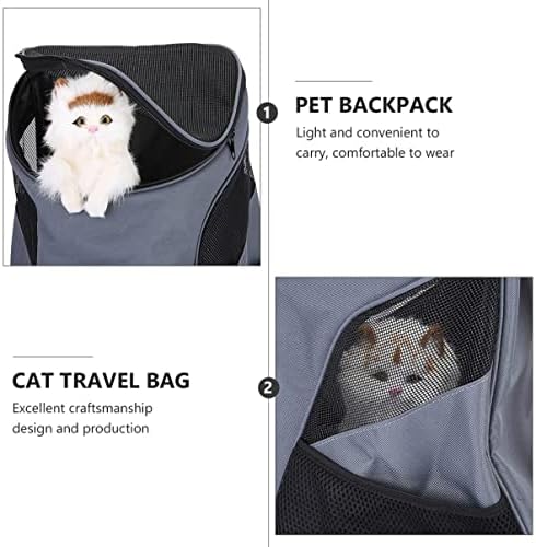 IPETBOOM 1PC MACKPACK Pequeno e cachorro Viagem de cachorro Puppy Design Storage Storage Cat Outdoor Pet
