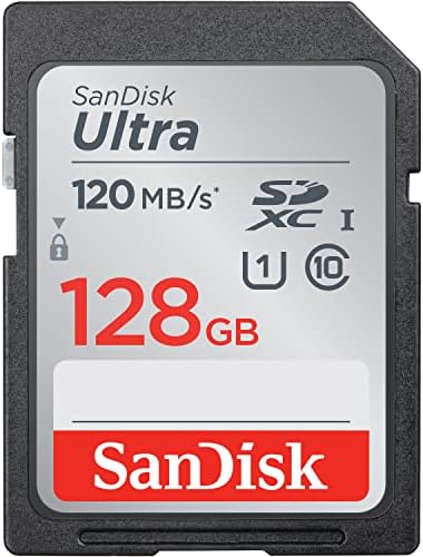 Sandisk 32GB 3-PACK ULTRA SDHC UHS-I MEMÓRIA CARTÃO DE MEMÓRIA-SDSDUN4-032G-GN6IM & SANDISK 128GB ULTRA SDXC UHS-I CARTA DE MEMÓRIA-120MB/S, C10, U1, HD Full, SD-SD-SDUN4-1280