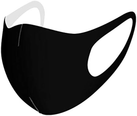 Máscara facial para adultos máscara de pano preto máscaras laváveis ​​de algodão 3 corda ajustável