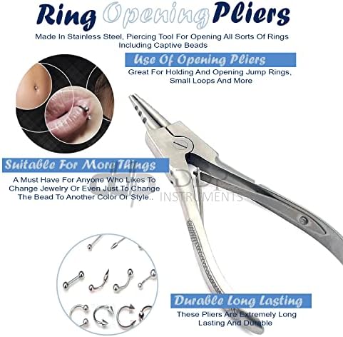 Alicates de abertura do anel DDP 5 3/4 Jóias corporais de ferramenta de piercing