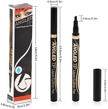 Maquiagem de caneta marcadora Maquiagem multifuncional lápis Silky grossa delineador líquido preto