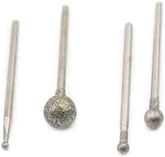Ferramentas de polimento abrasivo de 2,35 mm do centro de haste de diamante esférico de moagem de diamante