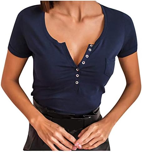 Yubnlvae leve e plus size camisetas de pescoço de verão para mulheres com moletons com moda de moda sem