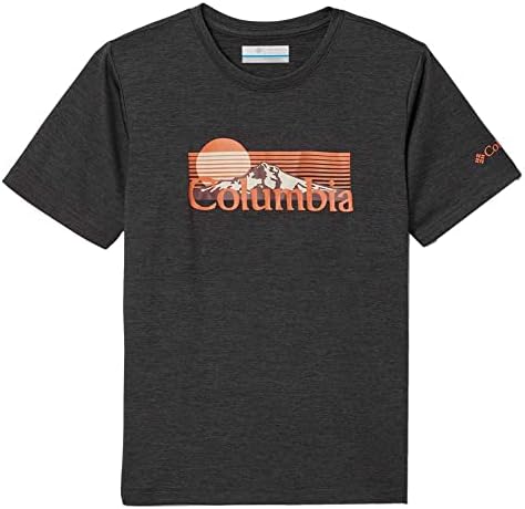 Camisa gráfica de manga curta Mount eco de meninos de Columbia