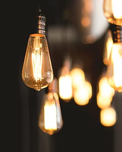 Bulbos de LED equivalentes a 60 watts diminuídos, lâmpadas de LED equivalentes, lâmpadas vintage de filamento,