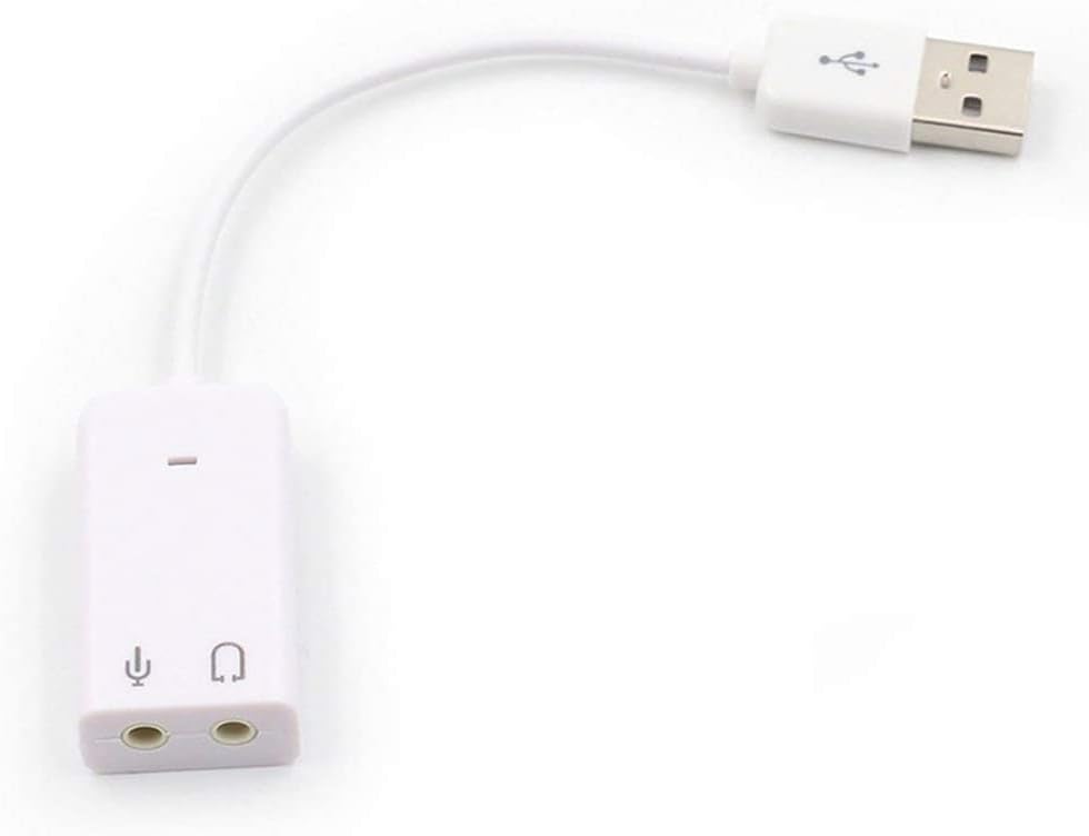 Cartão de som USB externo 3D Virtual 7.1 canal de canal Adaptador Adaptador Plug & Play para