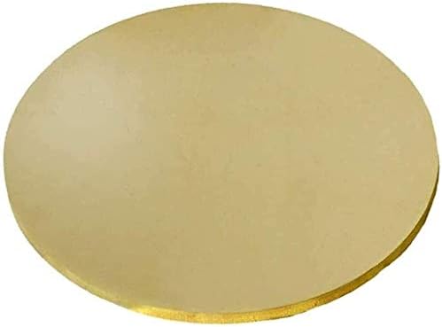 Placa redonda de chapas redondas de latão Nianxinn H62 Folha de cobre de tira de latão diâmetro 3.9/5.9/7. 9 polegadas de espessura de 2,5 mm