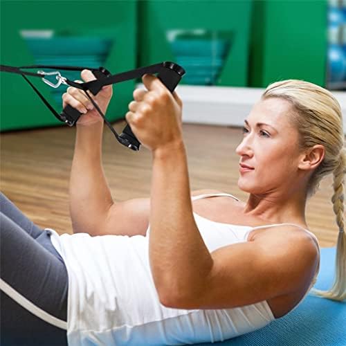 Fitness Resistance Exercício Bandos Ancoragem da porta Pulpe a aderência muscular da corda para o equipamento de treino abdominal da cintura AB Roller