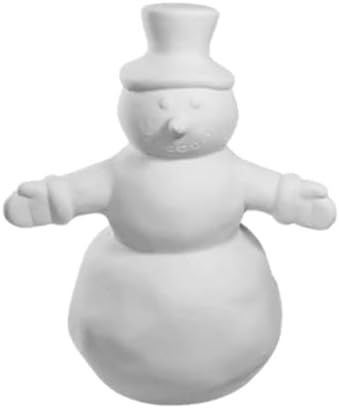 Jack Frost Snowman - pronto para pintar cerâmica - pinte você mesmo