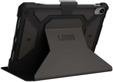 UAG projetado para iPad 10.9 ”10ª geração 2022 Case Metropolis SE Black com suporte ajustável e porta -lápis Roughd