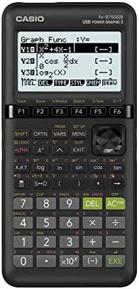 Casio FX-9750GIII Calculadora de gráficos pretos e calculadora de gráficos branca FX-9750GIII