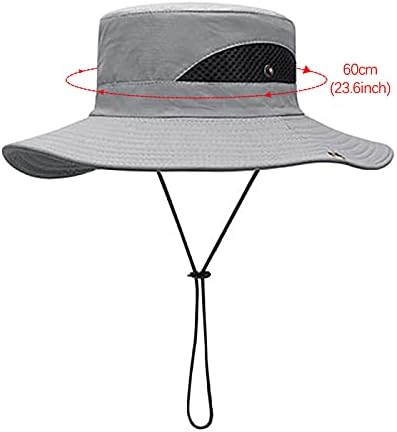 2023 Chapéus para homens, Chapéus solar de proteção UV para homens, chapéu de pesca solar chapéu