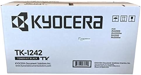 Kyocera TK-1242 Cartucho de toner preto, funciona MA2000W / PA2000W, genuíno