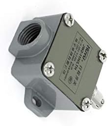 Interruptores Aexit AC220V 3A Painel de rosca de 12 mm SPDT 1NO 1NC interruptores de limite para os pés momentâneos