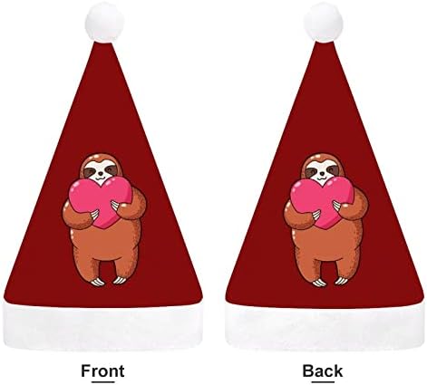 Capiente de chapéu de Natal de Sloth1 fofo Chapéus de Natal engraçados Chapéus de festa para mulheres