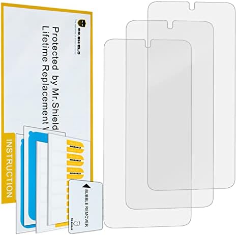 Mr.Shield [3-Pack] projetado para Samsung Galaxy S23 5G [6,1 polegadas] Protetor de tela transparente