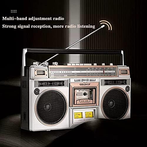 Radio Cassette Player Recorder, Cassette Boombox, Radio Cassette Player Recorder, fone de ouvido,