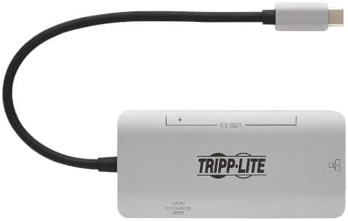 Tripp Lite três portas USB-A Hub USB-C, USB 3.2 Gen 1, 5 Gbps Transferência de dados, carregamento de entrega