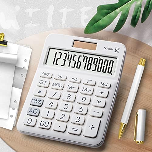 Calculadora solar de mesa de 12 dígitos yfqhdd de 12 dígitos Buttons grandes ferramentas de contabilidade
