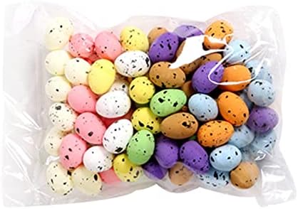 Decorações de festa Ovos de Páscoa de espuma para artesanato e decorações de festas de páscoa vestido de evento