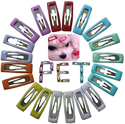petalk 20pc/pacote clipes de cabelo de cachorro pequenos mini clipes minúsculos para uma xícara de chá