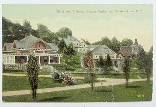 Cartão postal antigo - Chapel & Cottages Cottage Sanitarium Saranac Lake N.Y.