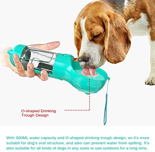 TubC Pet Supplies Dog Travel Bowl Water Cup Drinker Swoveling One 300ml