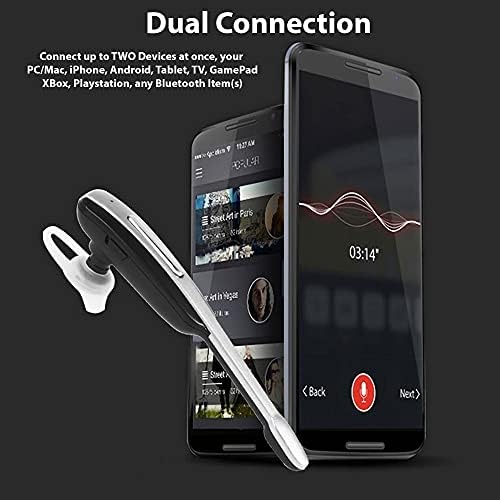 Tek Styz fone de ouvido compatível com o Samsung Galaxy Tab 3 7 polegadas em Ear sem fio Bluetooth