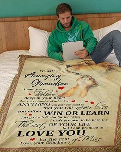 Zenladen Moble cobertor, arremesso de cobertor, para meu neto cobertor para meninas, cobertor personalizado e