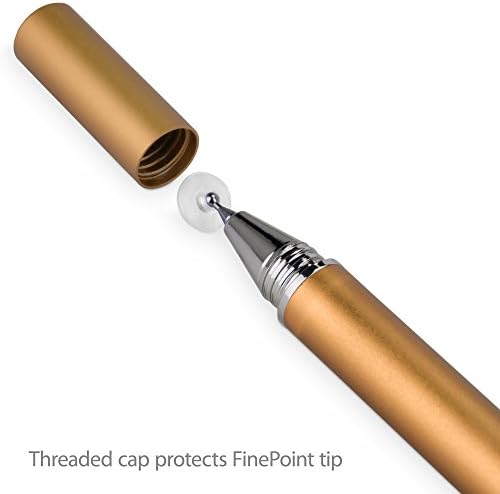 Caneta de onda de ondas de caixa compatível com carpuride mpt100c - caneta capacitiva da FineTouch, caneta de caneta super precisa para carpuride mpt100c - champanhe ouro