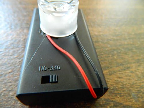 Red 1W Mini LED Battery Operou Light Inundy para adereços de Halloween