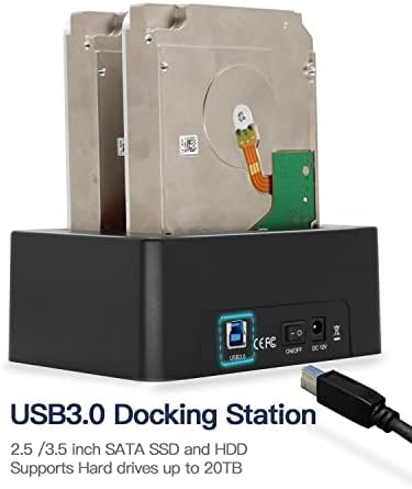ANKMAX SSD DUCKING DOCKING DOCKKING ESTAÇÃO DE H2U30C 2BAY ACLUNTO DE DIVERSIDADE EXTERIAL COM DIVER