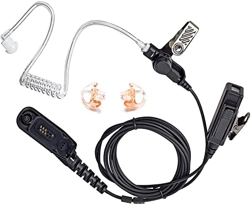 Vigilância hys 2 vias de rádio fone de ouvido de bobina acústica fone de ouvido de bobina para