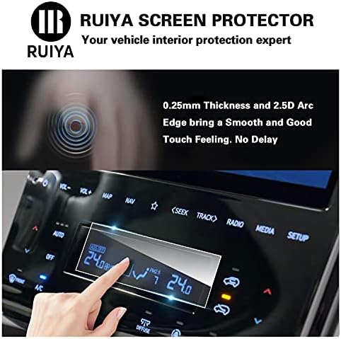 Protetor de tela Ruiya Hyundai Tuscon para 2022 2023 Filme de vidro de Air Condicionado de Santa