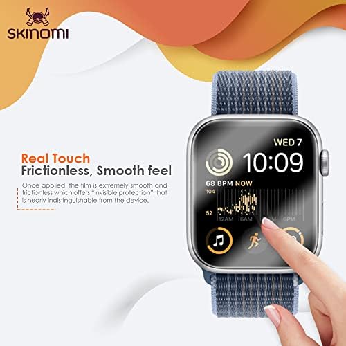 Protetor de tela Skinomi Compatível com Apple Watch SE Clear TechSkin TPU Anti-Bubble HD Film