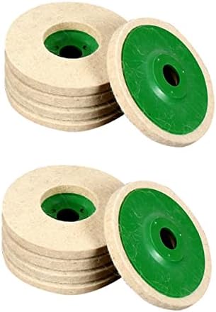 Rodas de polimento de 10pcs de 10pcs para roda de polimento de perfuração Roda de polimento para a roda de polimento de perfuração para cerâmica de perfuração Roda de feltro