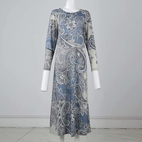 Vestido de lantejoulas Nokmopo para mulheres vestido de decote em V Dress Dress Dress Printsd vestido