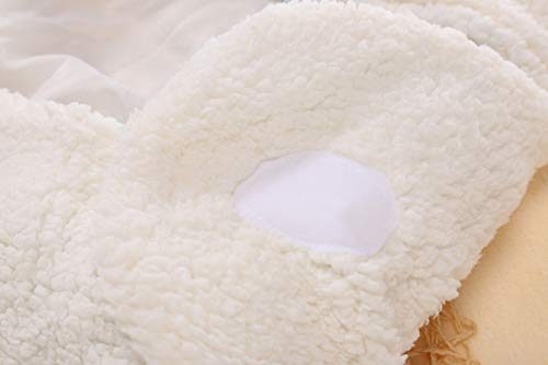 Cobertor de Swaddle de bebê recém -nascido dewin - Pranco de carrinho, cartoon fofo manto macio quente lavável