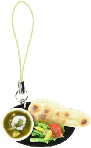 Exemplo de alimentos de sucesso Amostra de alimentos, cinta móvel indiana curry com nan/verde aprox.