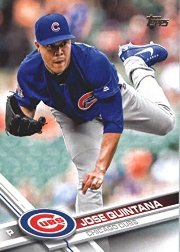 Série de atualização de 2017 US212 Jose Quintana Chicago Cubs Baseball Card