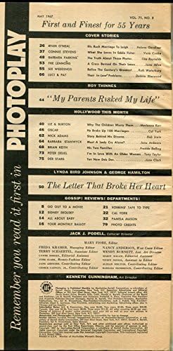 Revista Photoplay Maio de 1967- Frank Sinatra- Jackie Kennedy- Liz Taylor