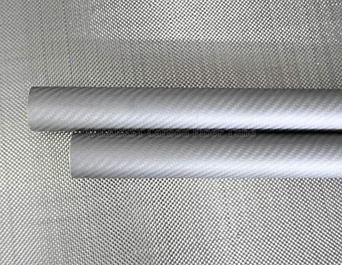 Tubo de fibra de carbono 3K OD 38mm - ID 36mm x 500mm Comprimento Material composto de carbono