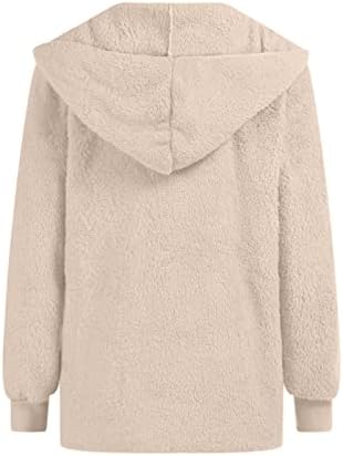 Jaqueta feminina de lã de ursinho de ursinho feminino Inverno inverno quente