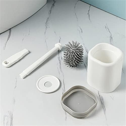 Escova de vaso sanitário de cama, escova de vaso sanitário de cabeça de silicone TP