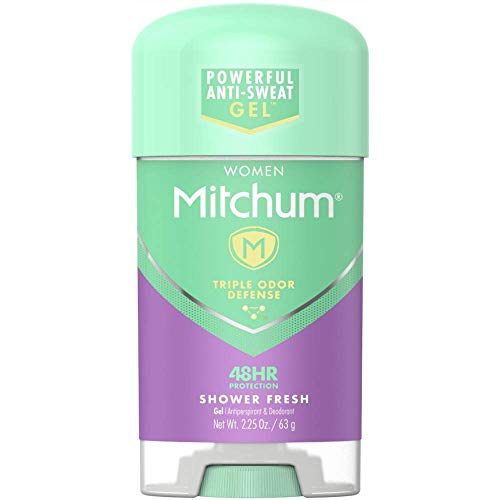 Mitchum para mulheres Antiperspirante em gel limpo e desodorante-chower Fresh-2.25 oz, 2 PK