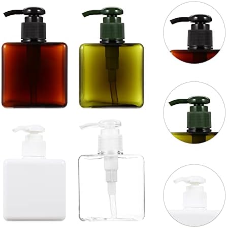 Alipis Travel Shampoo 12pcs Reabilitáveis ​​Recolleiros Distribuidor de recipientes para emulsão LONIONAL